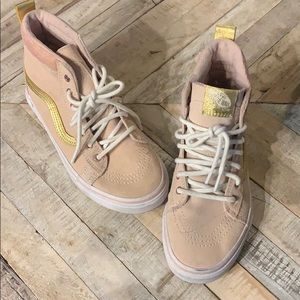 Pink Vans Sk8-Hi Sz 4